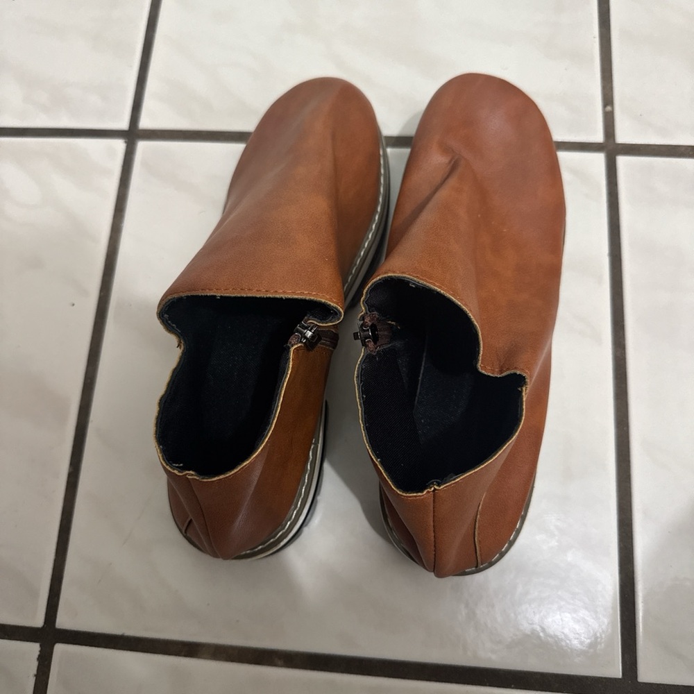 Elegant Tan Ankle Booties